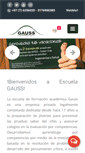 Mobile Screenshot of escuelagauss.com